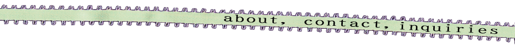 about, contact, & inquiries